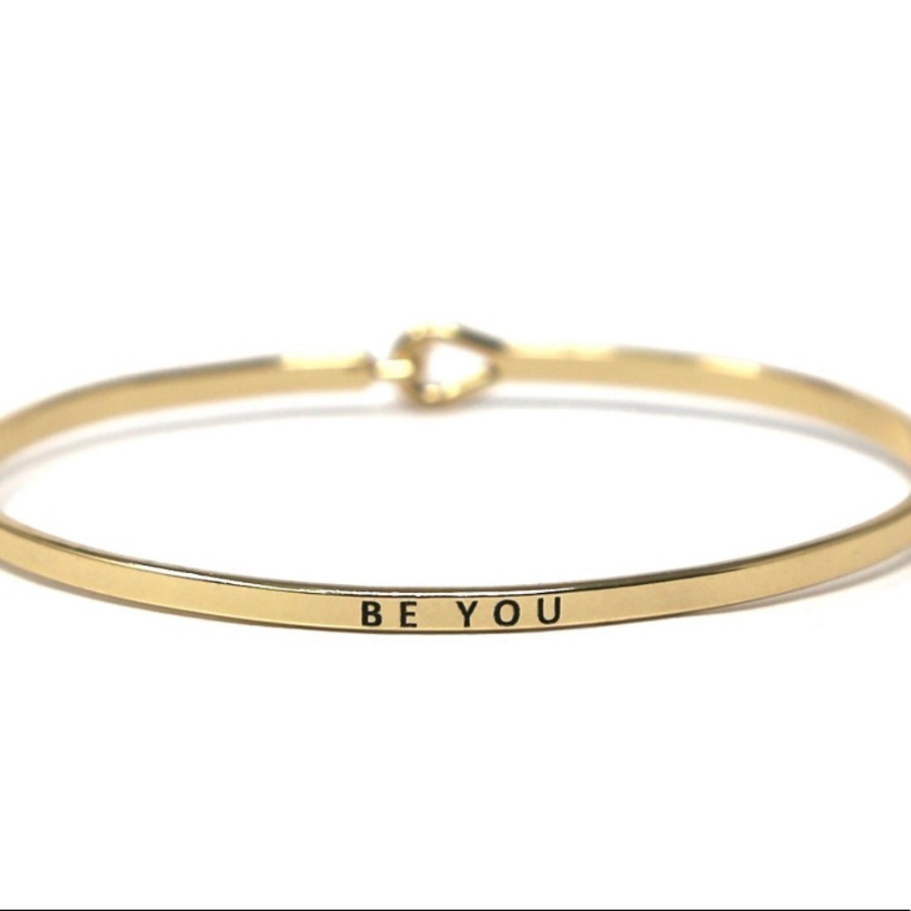 “Be You” Inspirational Message Bracelet